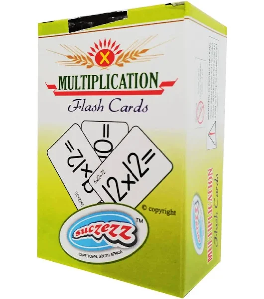 Carte Didattiche Per Imparare Le Moltiplicazioni Edupress Math In A Flash - Set Da 169 Card Con Anelli