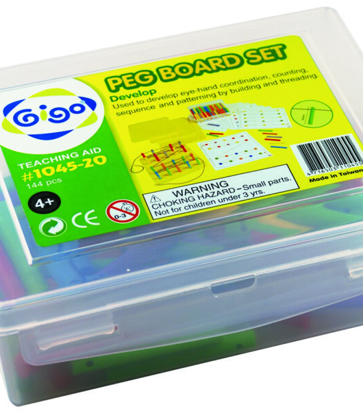 Pegboard Foam Set with Cards Compendium Educational Games