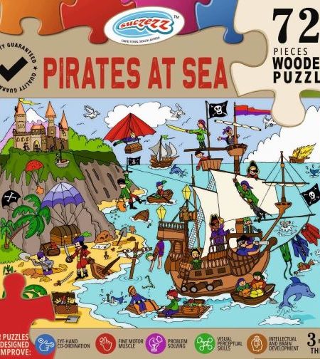 Puzzle Pirates at Sea 72pc (A3size)