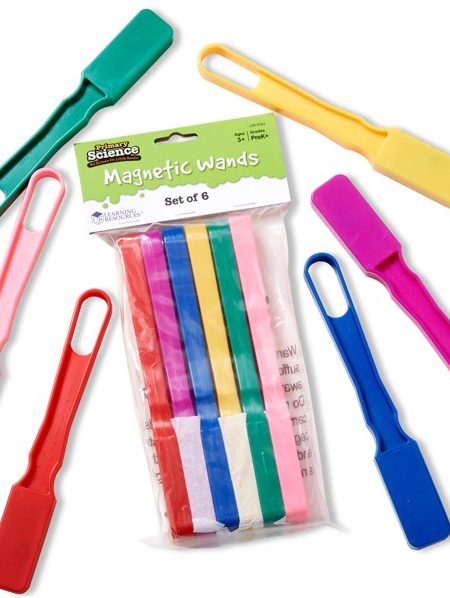 Colourful Magnetic Wands Set Of 6