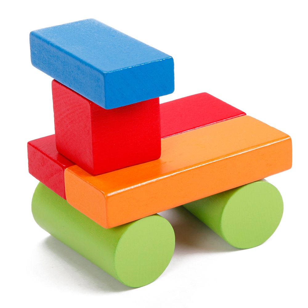 Wooden Blocks 100pc - Image 3